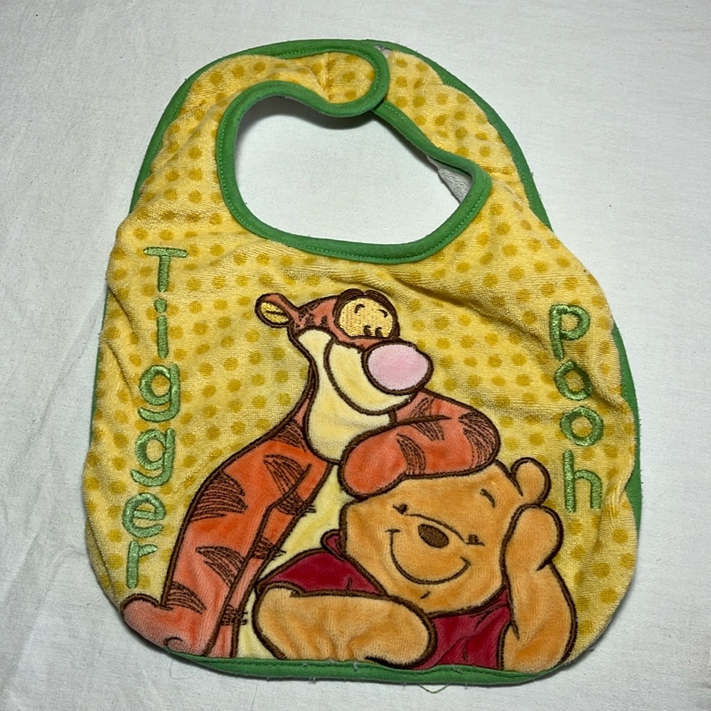 Tigger and Winnie the Pooh bib
